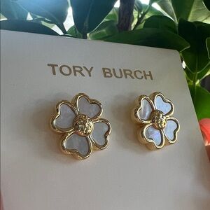 Tory Burch Gold Stud Earrings